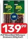 Pick n Pay Sliced beef biltong or droëwors offer