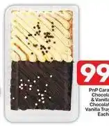 Pick n Pay Caramel chocolate & vanilla chocolate vanilla tray offer