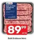 Pick n Pay Pick n pay - beef & pork grabouw wors offer