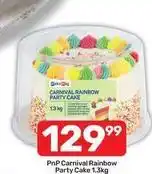 Pick n Pay Rainbow - carnival party cake offer