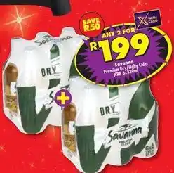 Shoprite Liquor Savanna - premium dry/light cider offer