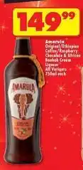 Shoprite Liquor Amarula - original/ethiopian coffee/raspberry chocolate & african boobob cream liqueur offer