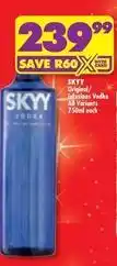 Shoprite Liquor Skyy - original/infusions vodka offer
