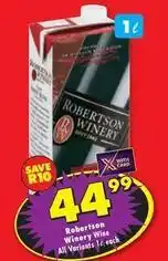 Shoprite Liquor Robertson winery - winery wine offer