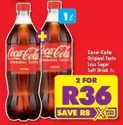 Shoprite Liquor Coca cola - original taste less sugar soft drink offer