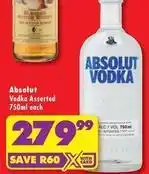 Shoprite Liquor Absolut - vodka assorted offer