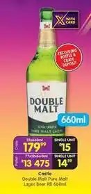 Shoprite Liquor Castle - double malt pure malt lager beer rb offer