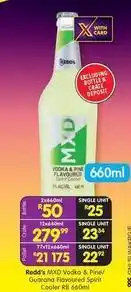 Shoprite Liquor Redd's - mxd vodka & pine/guarana flavoured spirit cooler offer