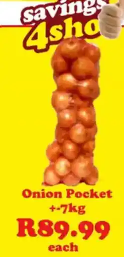 Check Save Onion Pocket offer