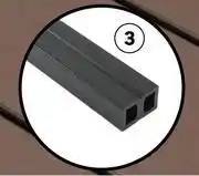 Leroy Merlin Naterial Composite Joist 240 x 5 x 3cm Black 81503439 offer