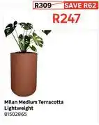 Leroy Merlin Milan Medium Terracotta Light Weight 81502865 offer