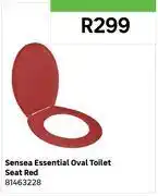 Leroy Merlin Sensea Essential Oval Toilet Seat (Red) 81463228 offer