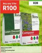 Leroy Merlin Sixty Lawn Dressing 30dm 81506483/Sixty Compost 30dm 81506481-For Any 3 offer