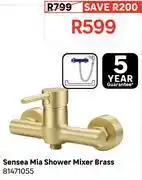 Leroy Merlin Sensea Mia Shower Mixer (Brass) 81471055 offer