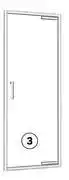 Leroy Merlin Sensea Easy Frame Kit For Pivot Shower Door Chrome (Frame And Kit Only) W100cm X H190cm 81504052 offer