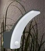 Leroy Merlin Inspire Aluminium Wall Light With Motion Sensor Dark Grey Cool White IP44 81483453 offer