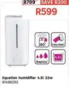Leroy Merlin Equation 4.5L Humidifier 22W 81498202 offer