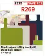 Leroy Merlin Fine Living 7 Piece Cutting Board With Stand Multi Colours 81498608 offer