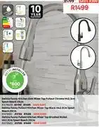 Leroy Merlin Delinia Fanny Kitchen Sink Mixer Tap Pullout Chrome H42.3cm Spout Reach 25cm 81479458 offer