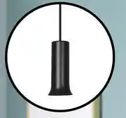 Leroy Merlin Inspire Pendant Light Set E27 x 1 Metal Matt Black Hoki 81485606 offer