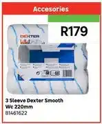 Leroy Merlin 3 Sleeve Dexter Smooth Wc 220mm 81461622 offer