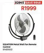Leroy Merlin Equation Metal Wall Fan Remote Control 81480632 offer