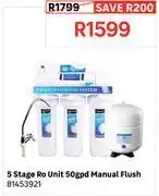 Leroy Merlin 5 Stage Ro Unit 50gpd Manual Flush 81453921 offer