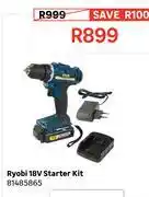 Leroy Merlin Ryobi 8V Starter Kit 81485865 offer
