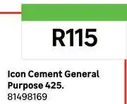 Leroy Merlin Icon General Purpose Cement 425 81498169 (Buy 40 Or More) offer