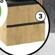 Leroy Merlin Sensea Studio Wall Hung Barthroom Cabinet (Light Oak) Striated 60cm 81490403 offer