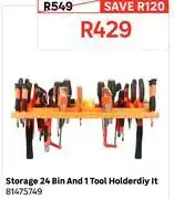 Leroy Merlin Storage 24 Bin And 1 Tool Holderdiy It 81475749 offer