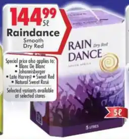 Prestons Raindance Smooth Dry Red offer