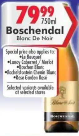 Prestons Boschendal Blanc De Noir offer