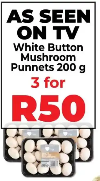 Food Lover's Market White Button Mushroom Punnets offer