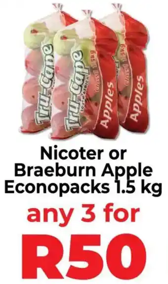 Nicoter or Braeburn Apple Econopacks