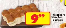 Shoprite THE BAKERY SCHOOL BUNS 10 per pack offer