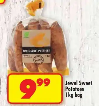Shoprite JEWEL SWEET POTATOES 1kg bag offer