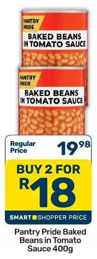 Pick n Pay Pantry Pride Baked Beans in Tomato Sauce offer