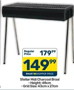 Pick n Pay Stellar Midi Charcoal Braai offer