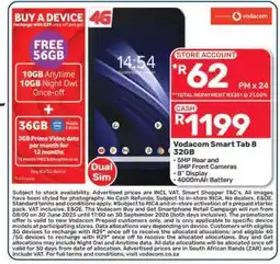 Pick n Pay Hypermarket Vodacom Smart Tab 8 32GB offer