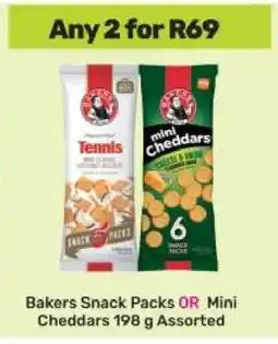 Game Bakers Snack Packs OR Mini Cheddars offer