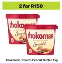 Game THOKOMAN SMOOTH PEANUT BUTTER 1 kg offer