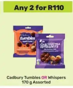 Game Cadbury Tumbles or Whispers offer