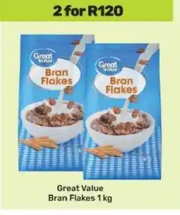 Game Great Value Bran Flakes 1 kg offer