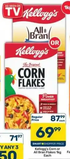 Pick n Pay Hypermarket Kellogg's Corn or All Bran offer