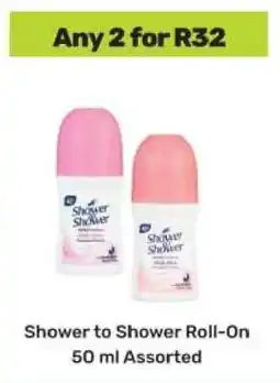 Game Shower to Shower Roll-on 50 ml Assorted offer