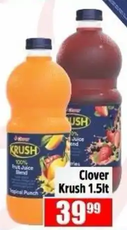 Devland Cash And Carry Clover Krush 1.5lt offer