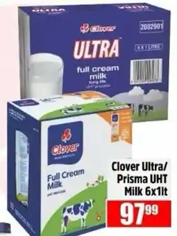 Devland Cash And Carry Clover Ultra/Prisma UHT Milk offer