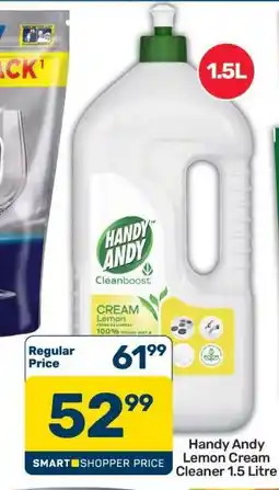 Pick n Pay Hypermarket Handy Andy Lemon Cream Cleaner 1.5 Litre offer