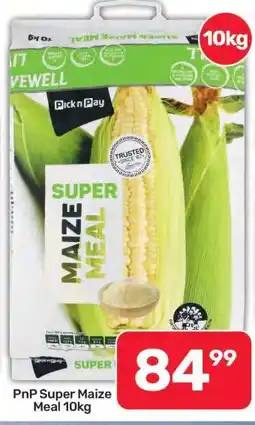 Pick n Pay Hypermarket PnP Super Maize Meal 10kg offer